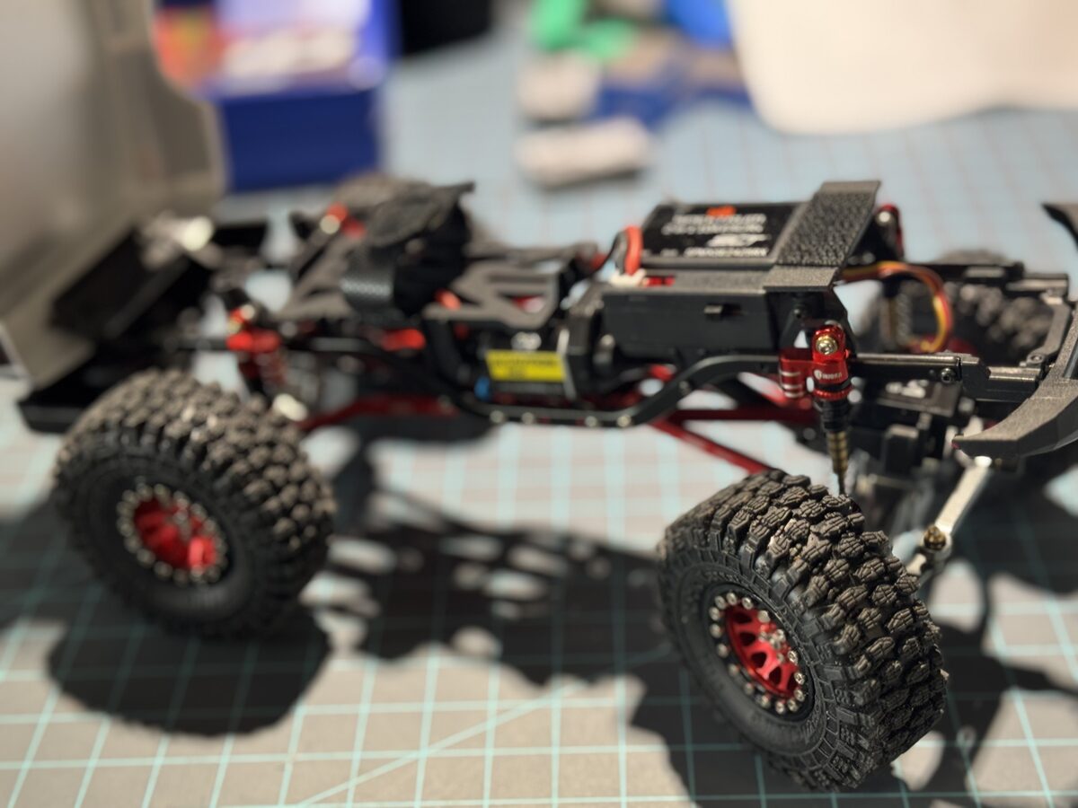 SCX24 Base Camp stripped chassis